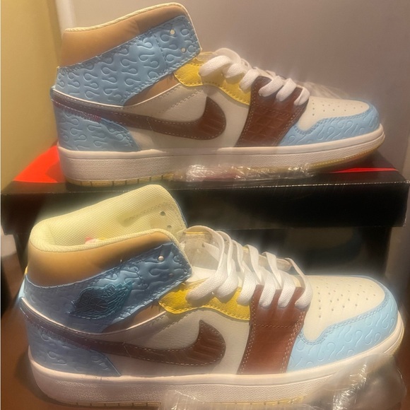 Jordan 1 Mid SE (Fearless Maison Chateau Rouge) - Picture 4 of 4